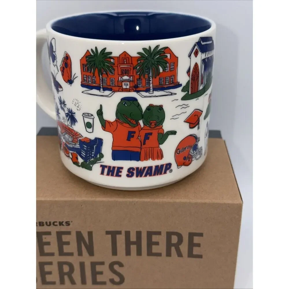 Starbucks UF University of Florida Gators Campus Been There Mug NEW IN BOX  logo
